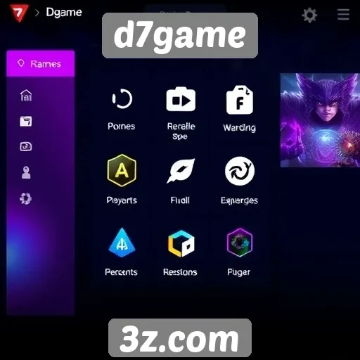 Revisão das funcionalidades da interface do D7game