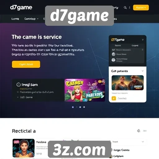 interface e usabilidade do site d7game avaliadas