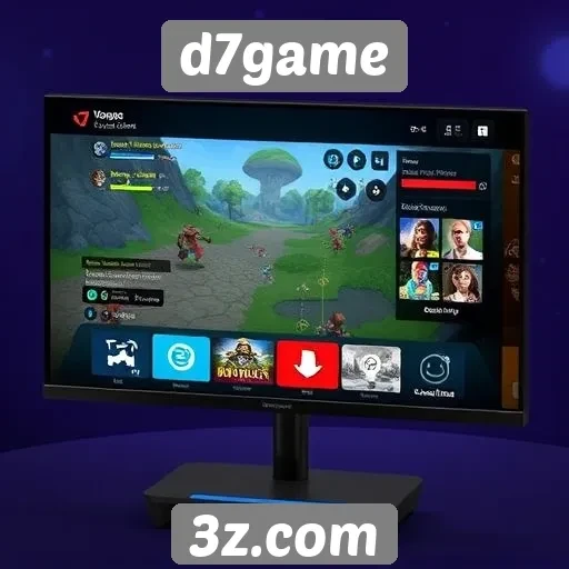 explorando a interface e funcionalidades do d7game